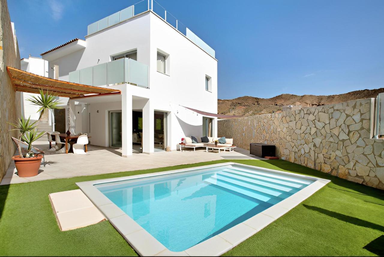 Dream Villa With Heated Pool, Rooftop & Ocean Views Mogan Bagian luar foto